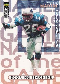 Curtis Martin New England Patriots 1997 Upper Deck Collector's Choice NFL Names of the Game #78